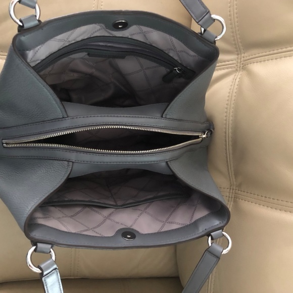 Michael Kors Handbag - Gray Leather - Picture 3 of 5